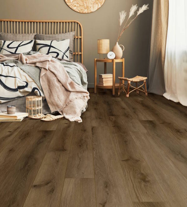 Waterproof LVT Firmfit Stateside Downtown Deluxe Auburn Room Scene